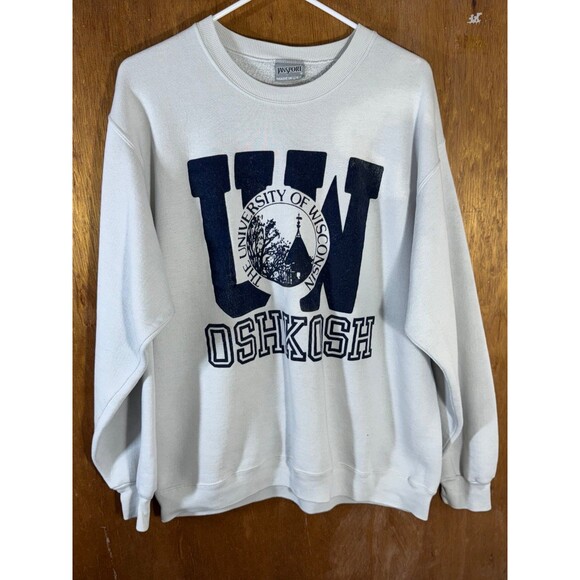 Vintage University of Wisconsin Oshkosh JanSport‎ Crewneck Sweater XXL USA - Picture 1 of 8